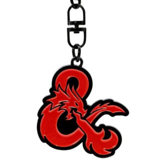 Porte-clefs Métal – Logo Esperluette – Donjons et Dragons – 3.8 cm