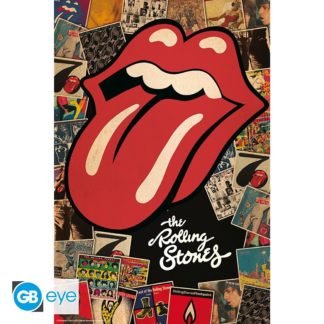 GB Eye Poster – Collage – The Rolling Stones – roulé filmé (91.5×61) – 91.5×61 cm