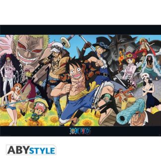 ABYSTYLE Poster – One Piece – « Dressrosa » roulé filmé (98×68) – 91.5 cm