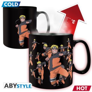 ABYSTYLE Mug – Thermo Réactif – Naruto – Kagebunshin no Jutsu – 460 ml
