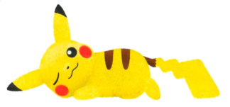Banpresto Pikachu Couché – Kurutsugi Time – Big Fluffy Plush – 26 cm