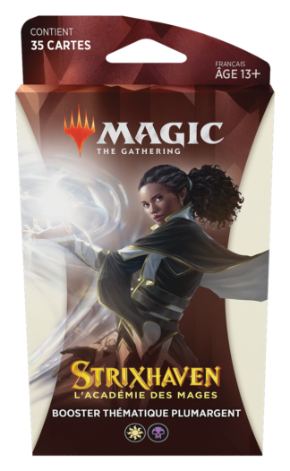 Wizards of the Coast MTG – Theme Booster – Plumargent – Strixhaven: School of Mages – FR