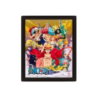 Pyramid Poster 3D – Équipage du Chapeau de Paille – One Piece