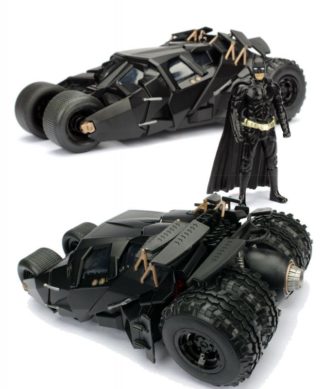 Jada Toys Batmobile métal avec figurine – Batman The Dark Knight – 1/24