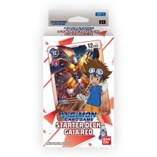 Bandai JCC – Starter Deck – Digimon Card Game – SD 1 Gaia Red