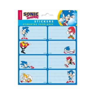 Erik Étiquettes scolaires – Personnages – Sonic