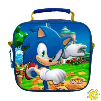 Toybags Sac à goûter – Enfant – Sonic Run – Sonic – 28 cm