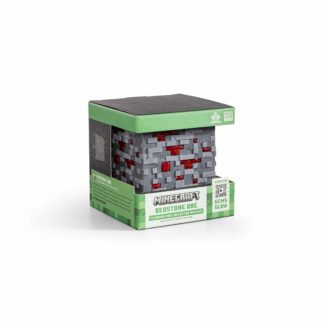 Noble Collection Réplique collector – Minerai de redstone lumineux – Minecraft – 10 cm
