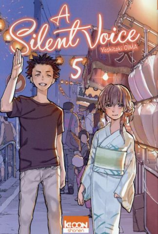 Ki-oon éditions A Silent Voice. Tome 5