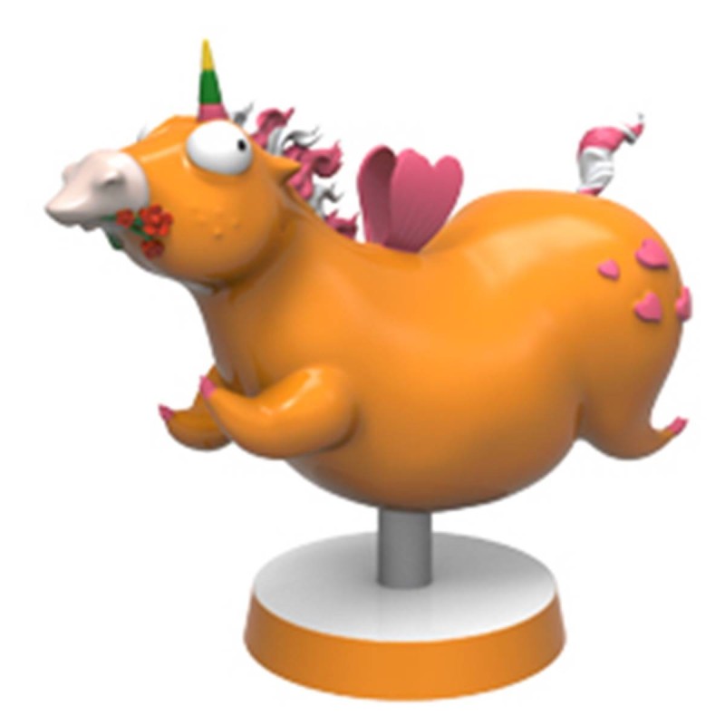 Acquista la statuetta arancione Unicorn Fever 