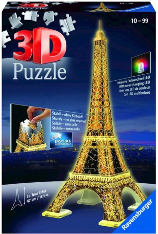 Ravensburger Puzzle 3D Tour Eiffel Night
