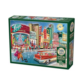 COBBLE HILL PUZZLES Vintage Weichnachtsshopping 1000 Teile
