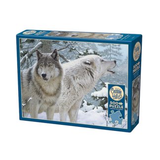 COBBLE HILL PUZZLES Wölfe im Schnee 500 Teile