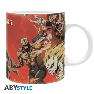 Mug – Attack on Titans – Scène de bataille – Subli – 320 ml