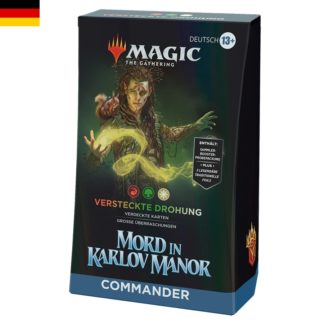 Wizards of the Coast MTG – Commander Deck – Mord in Karlov Manor : Versteckte Drohung – DE