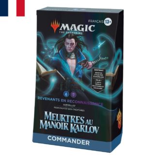 Wizards of the Coast MTG – Commander Deck – Meurtres au Manoir Karlov : Revenants En Reconnaissance – FR