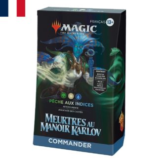 Wizards of the Coast MTG – Commander Deck – Meurtres au Manoir Karlov : Peche Aux Indices – FR