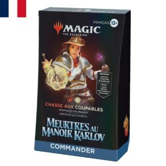 Wizards of the Coast MTG – Commander Deck – Meurtres au Manoir Karlov : Chasse Aux Coupables – FR