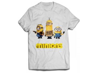 T-shirt – Minions – I am with Stupid – S