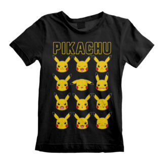 T-shirt – Pokemon – Pikachu Face – Enfant – 7 – 8 ans