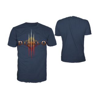 T-shirt BioWorld – Diablo Blue Logo – M