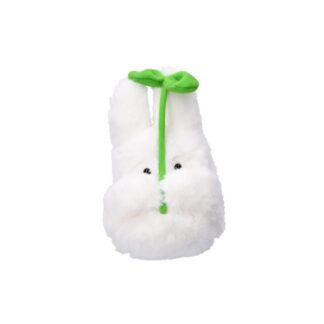 Peluche – Totoro blanc sous sa feuille – Mon voisin Totoro – 12 cm