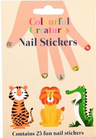 Rex London Children’s Nail Stickers Colourful Creatures