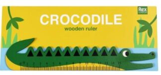 Rex London Wooden Ruler Crocodile