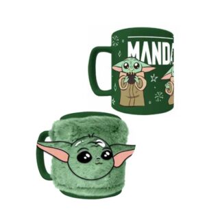 Fuzzy Mug – Grogu cartoon – The Mandalorian – 440 ml