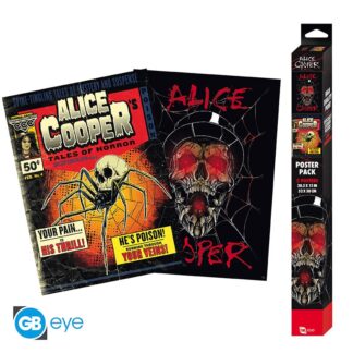 Set 2 Chibi Poster – Alice Cooper – Tales of Horror & Crâne