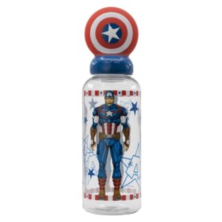 Bouteille 3D - Bouclier - Captain America - 560 ml