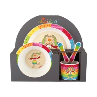 Set de repas lapin Rainbow Rabbit Kinderbunt **