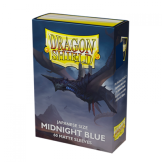 Dragon Shield Japanese size Matte Sleeves – Midnight Blue (60 Sleeves)