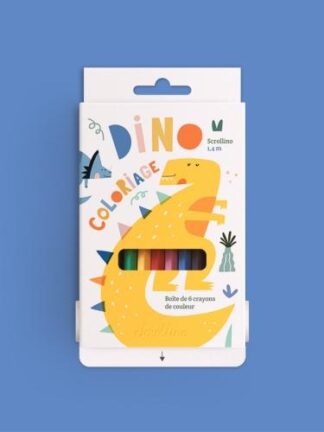 Scrollino Dino Coloriage