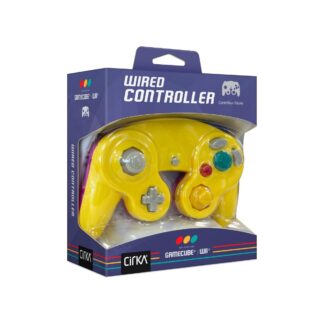 Two-tone wired controller - GameCube & Wii - Purple / Yellow