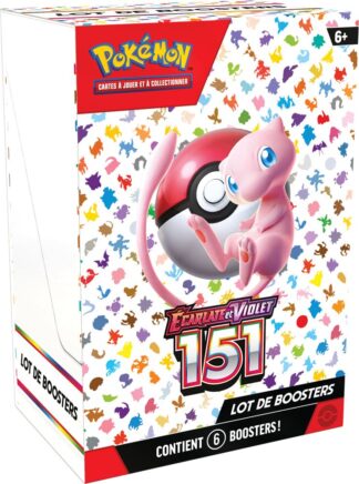 Pokémon (FR) EV3.5 151 6 Booster Bundle Pokémon (FR) EV3.5 151 6 Booster Bundle