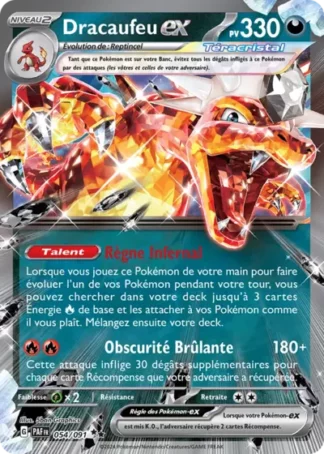 Pokémon (FR) Carte Dracaufeu ex (PAF 054) Pokémon (FR) Carte Dracaufeu ex (PAF 054)
