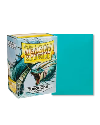 Dragon Shield 100 Sleeves 63x88mm Turquoise Classic Dragon Shield 100 Sleeves 63x88mm Turquoise Classic