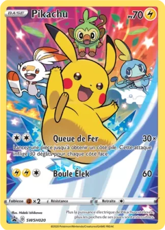 Pokémon (FR) Carte Pikachu (SWSH 020)