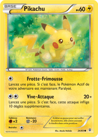 Pokémon (FR) Carte Pikachu (GEN 26) Generations