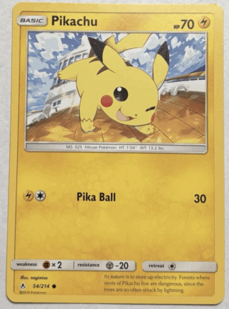 Pokémon (FR) Carte Pikachu (UNB 54)