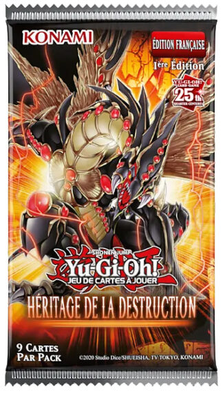 YU-GI-OH! (FR) Booster Héritage de la Destruction Blister YU-GI-OH! (FR) Booster Héritage de la Destruction Blister