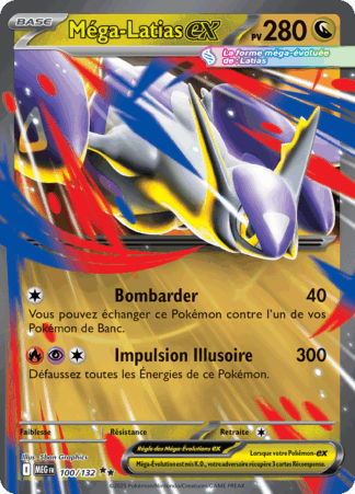 Pokémon (FR) Carte Mega Latias ex (MEG 100) Méga-Évolution