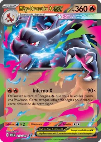 Pokémon (FR) Carte Mega Dracaufeu X ex (PFL 013)