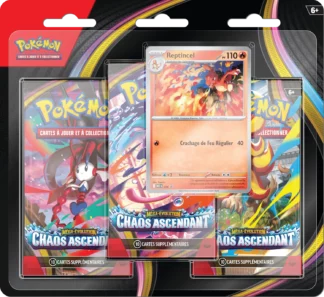 Pokémon (FR) ME04 'Chaos Ascendant' Three Pack Blister